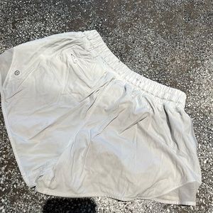 White lululemon shorts size 8